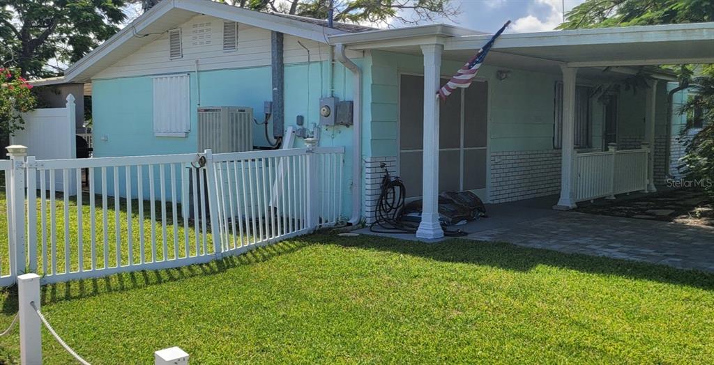13716 Britton Drive Hudson, FL 34667 - Photo 1 of 1 a view of backyard with cabin