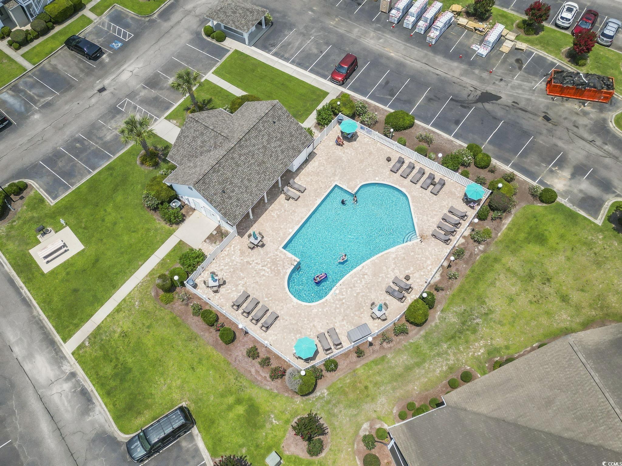 5810 Longwood Drive, Unit 14304 Murrells Inlet, SC 29576 - Photo 3 of 30 Drone / aerial view of a pool area