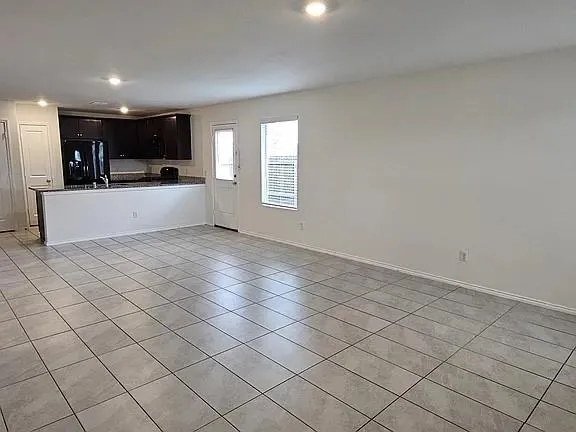 a view of kitchen and window