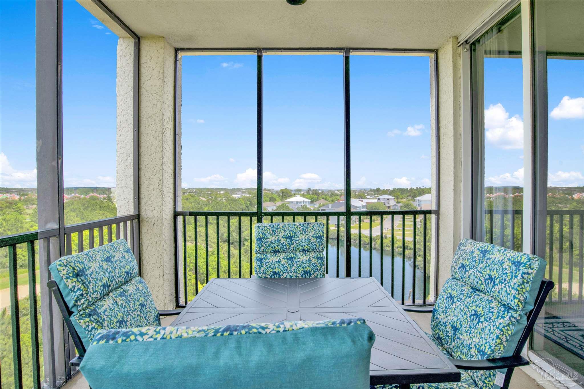 608 Lost Key Drive, Unit 705C Perdido Key, FL 32507 - Photo 4 of 51 a view of a balcony with furniture