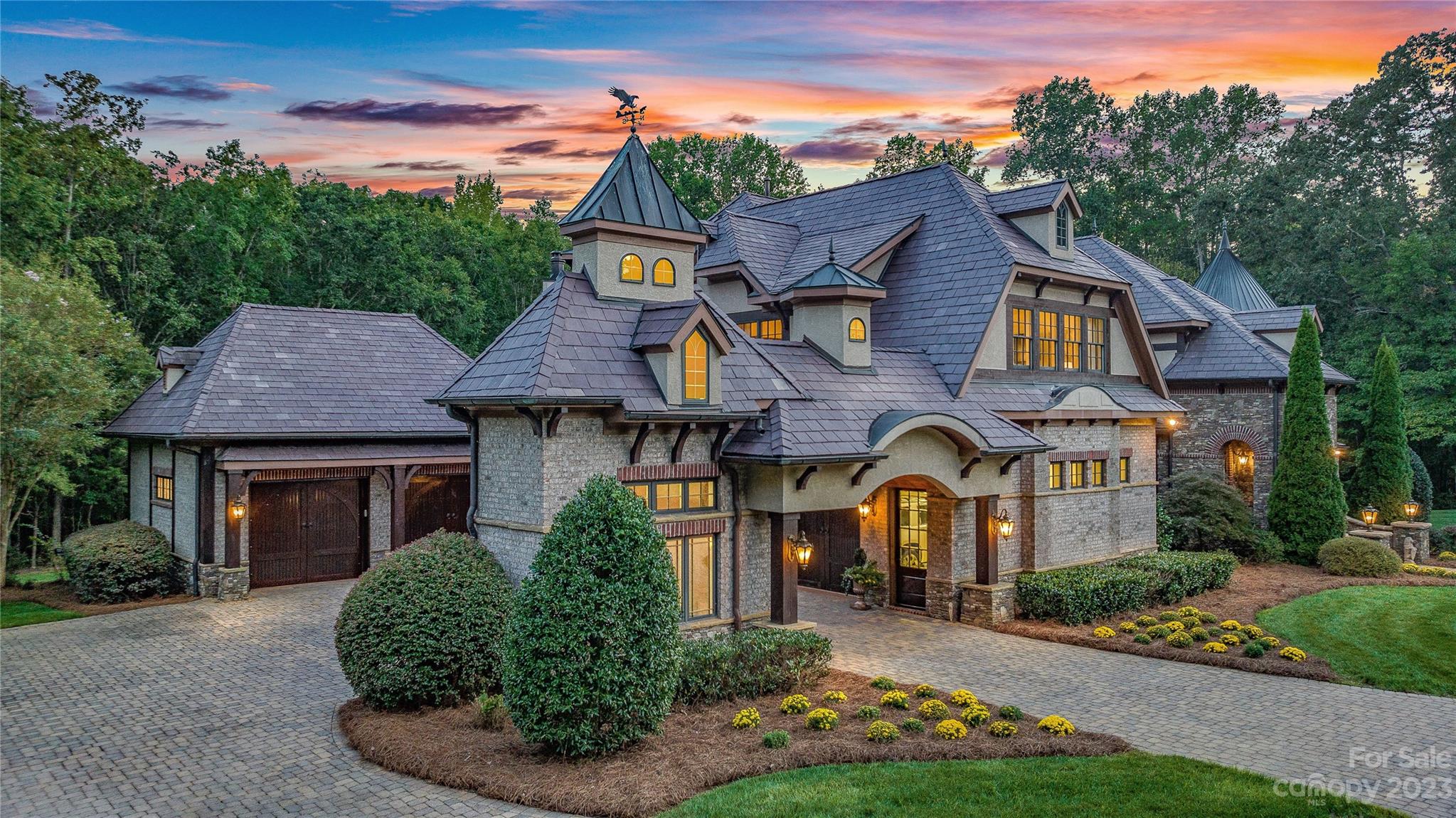 1007 Eirlys Lane Matthews, NC 28104 - Photo 47 of 48 a front view of a house with garden