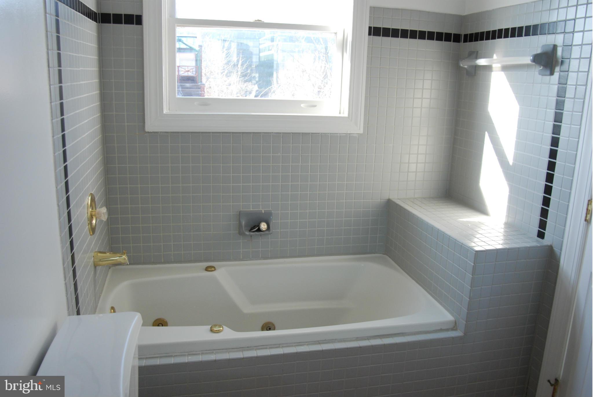 316 F Street Northeast, Unit 1 Washington, DC 20002 - Photo 12 of 18 a bathroom with a bathtub and a window