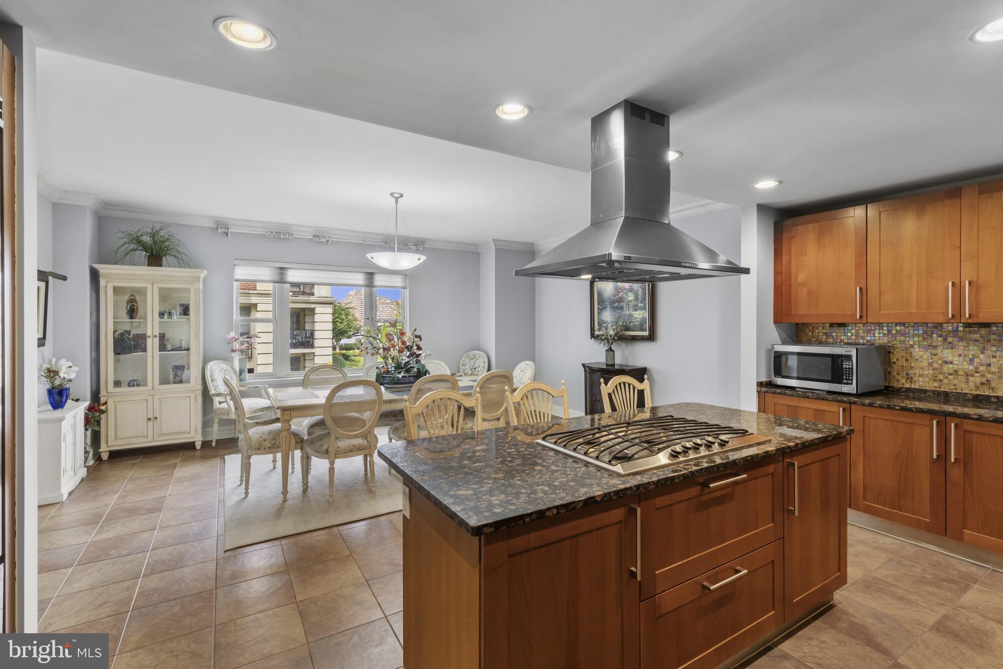 801 Key Highway, Unit 251 Baltimore, MD 21230 - Photo 15 of 57 Kitchen Island into Dining Room