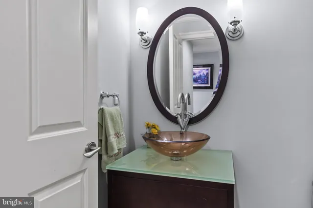 a bedroom with a bed and furniture