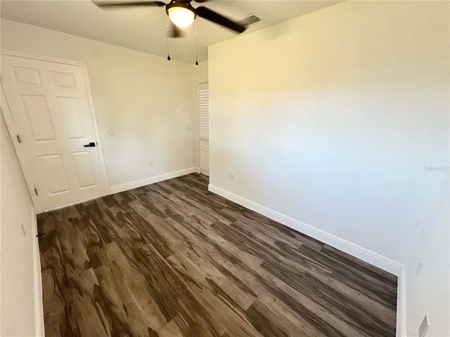 a view of wooden floor