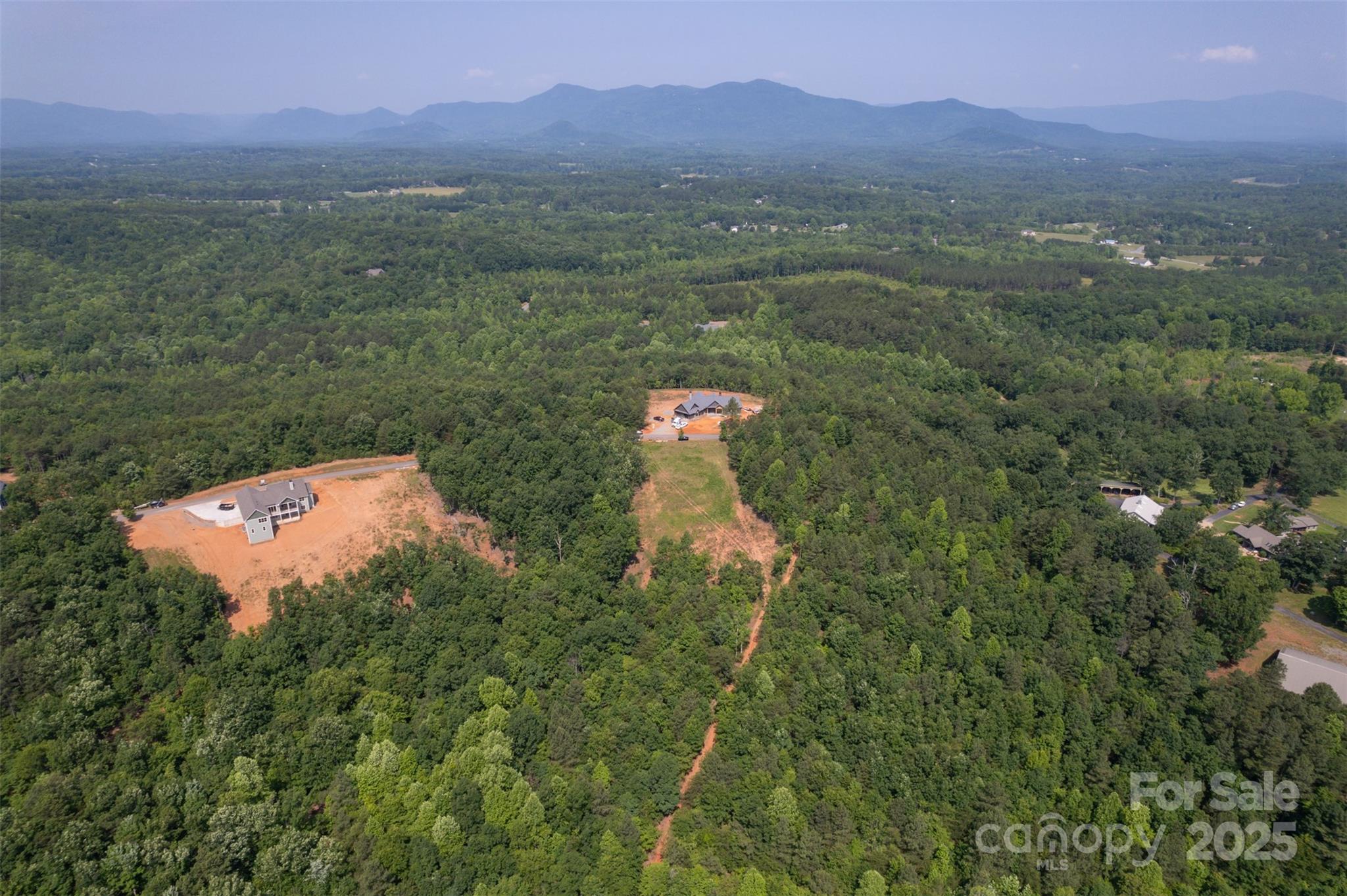 Lot 11 Prospect Point Drive Tryon, NC 28782 - Photo 14 of 16 a view of a lush green hillside and a houses