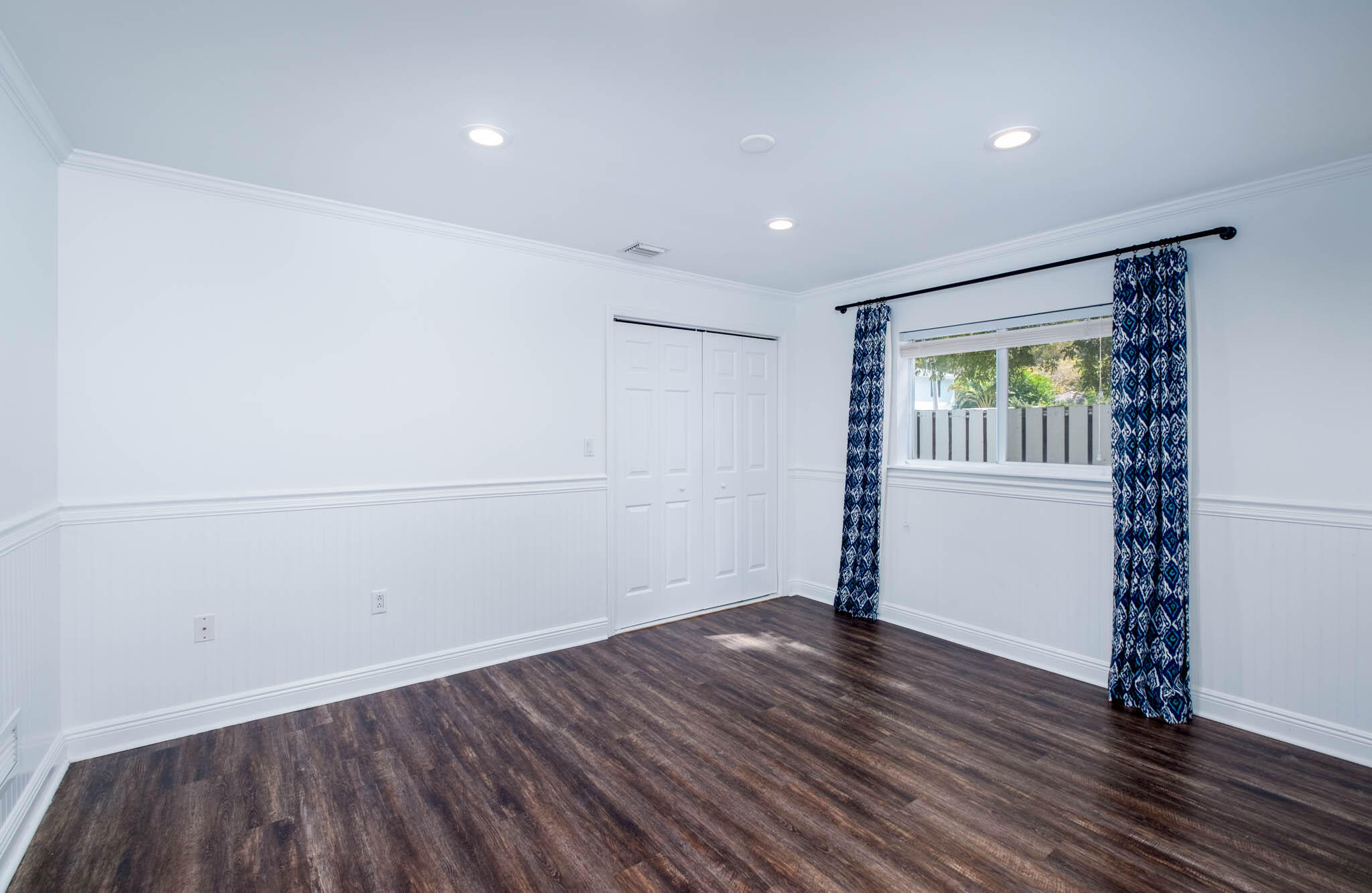 118 1st Street Key Largo, FL 33037 - Photo 15 of 25 a view of empty room with wooden floor and fan