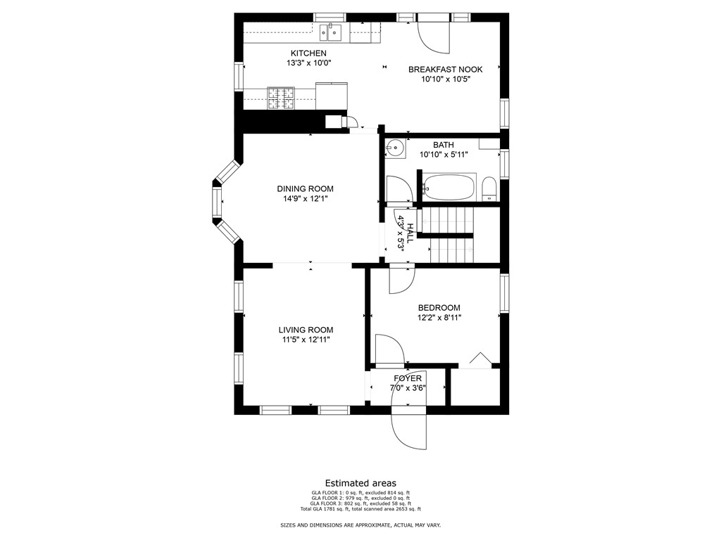 136 Rounds Avenue Providence, RI 02907 - Photo 36 of 37 First Floor Plans