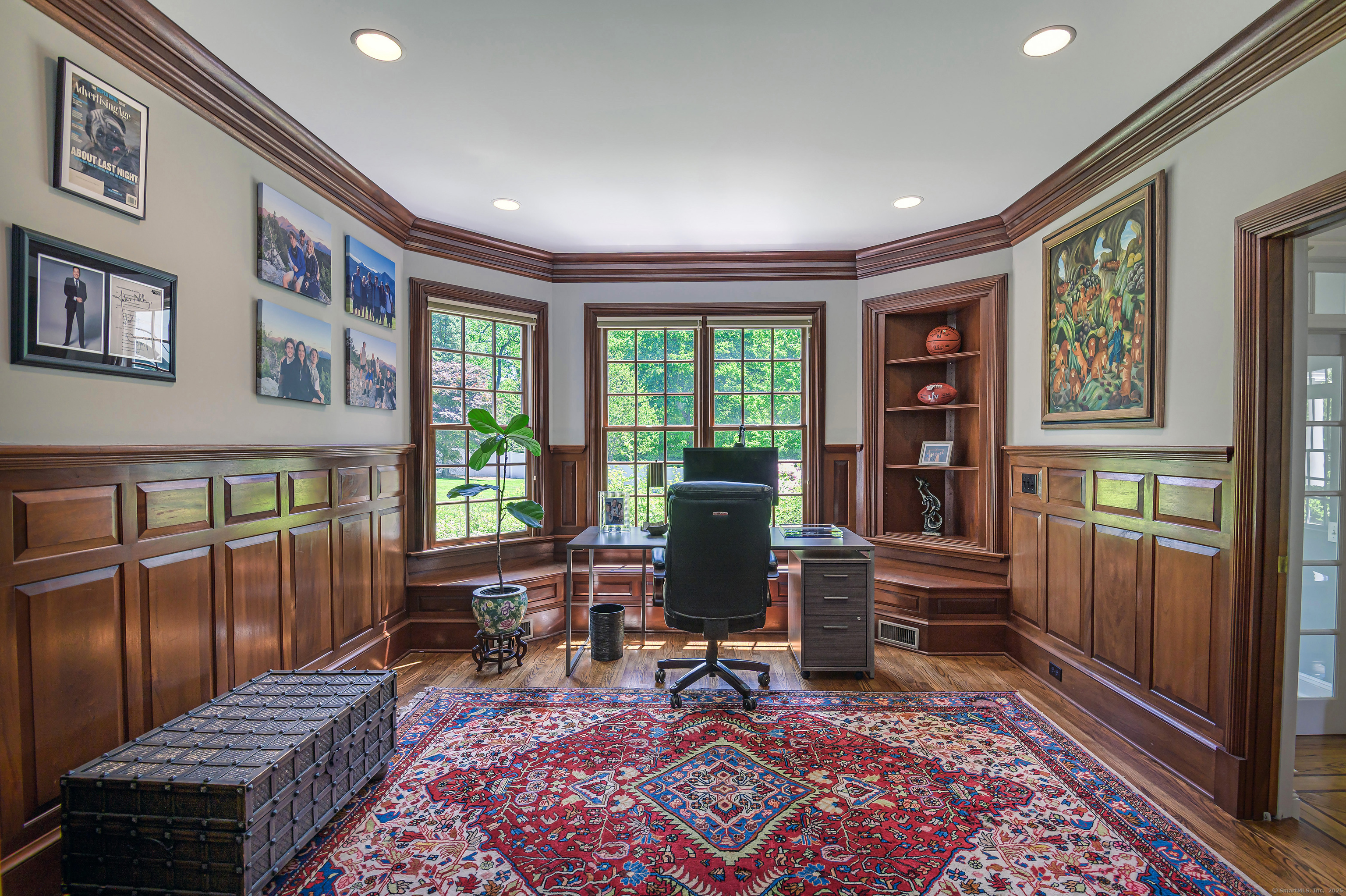 134 Nod Road Ridgefield, CT 06877 - Photo 19 of 40 a living room with furniture rug and a window