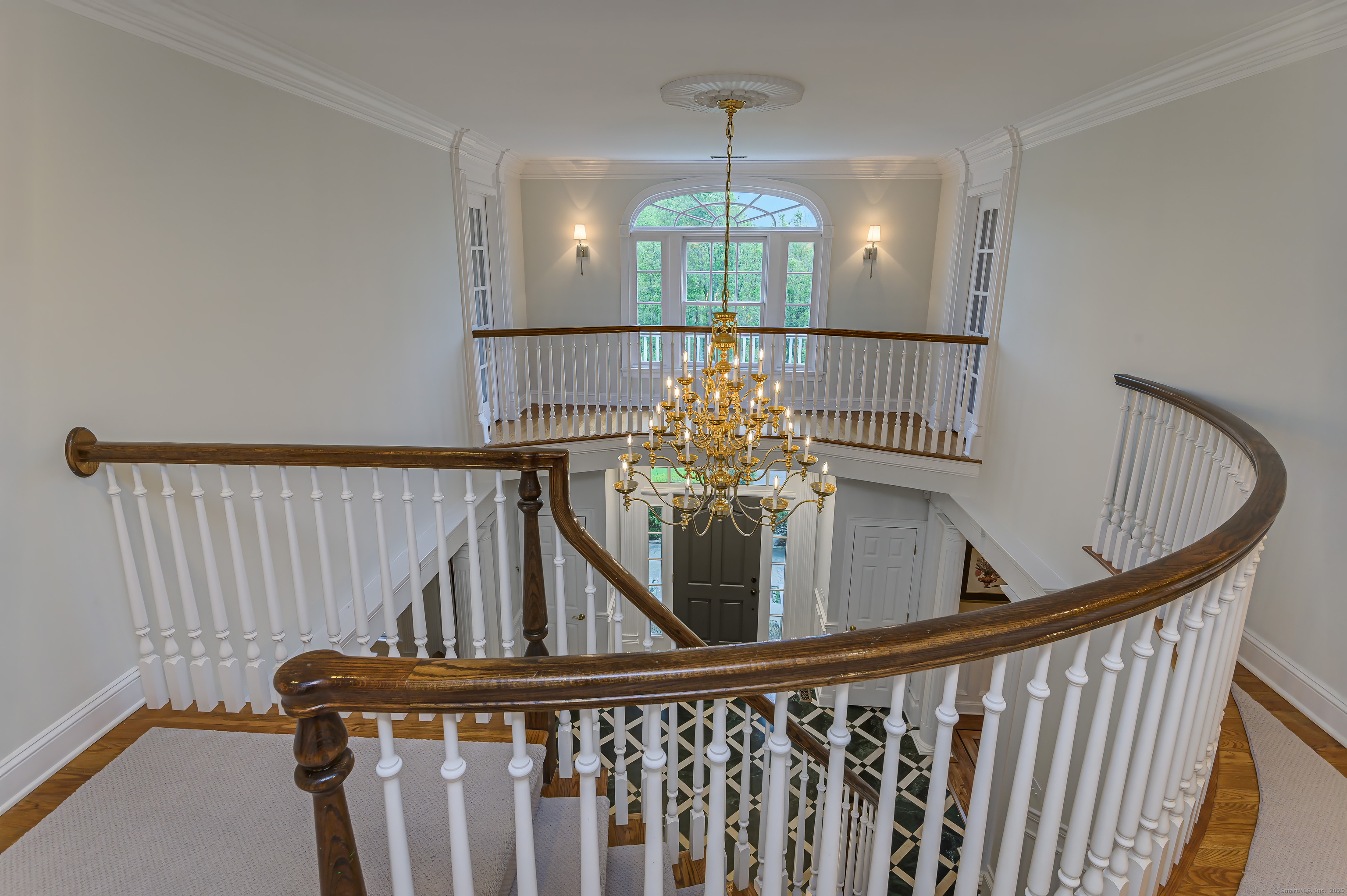 134 Nod Road Ridgefield, CT 06877 - Photo 22 of 40 a view of entryway and hall with wooden floor