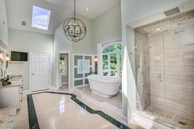 a very nice looking room with a large window