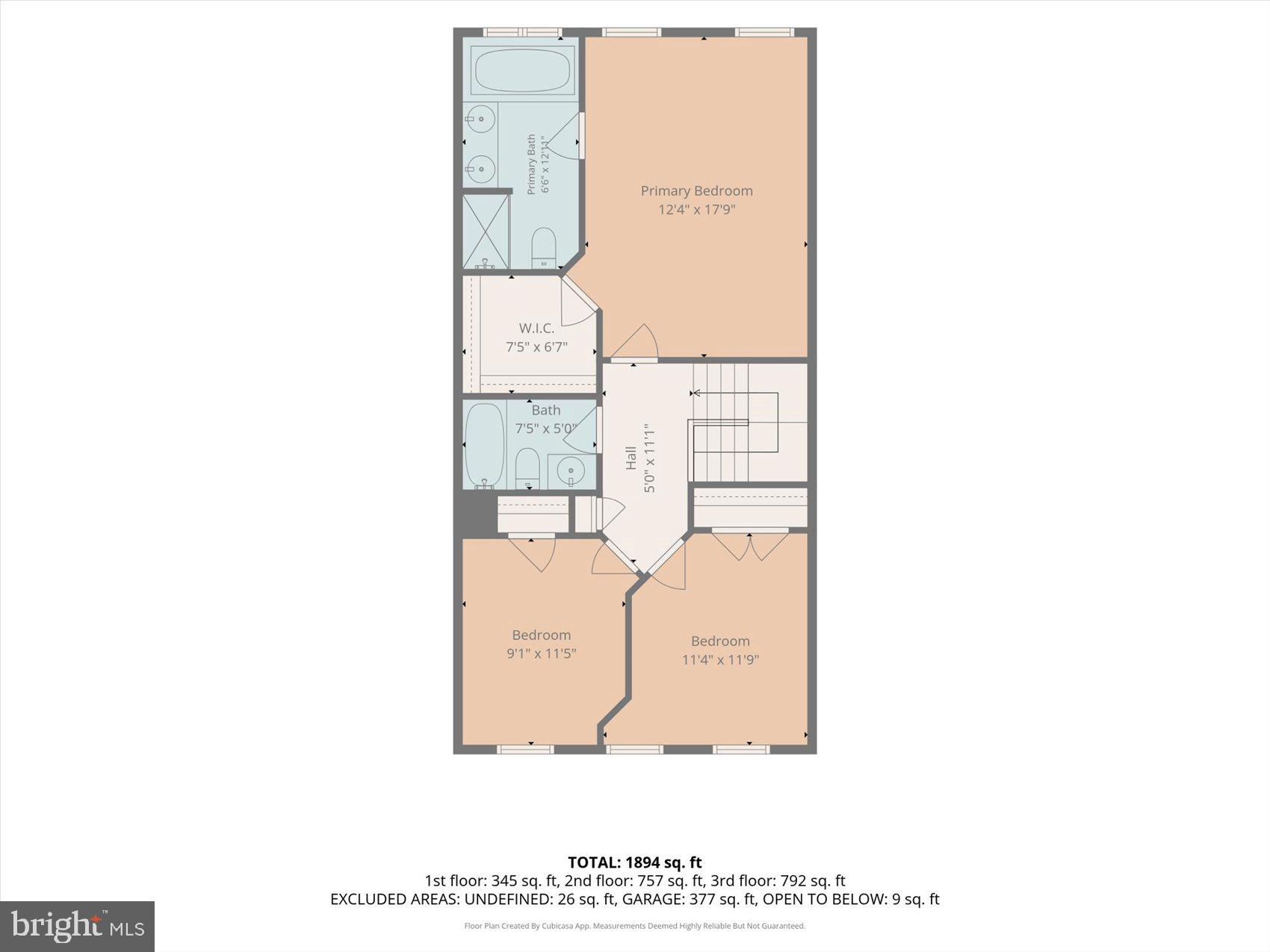16 Kendersham Court Rosedale, MD 21237 - Photo 38 of 40 Floor Plan - Upper Level