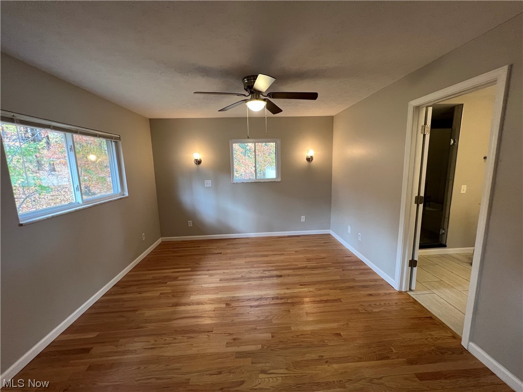 5105 Hillside Road Independence, OH 44131 - Photo 17 of 35 Unfurnished room featuring light wood-type flooring and ceiling fan