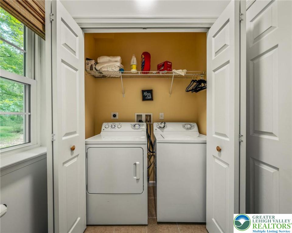 117 Ridge Road Pocono Lake, PA 18347 - Photo 23 of 41 a utility room with dryer and washer
