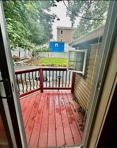 a view of outdoor space with seating area