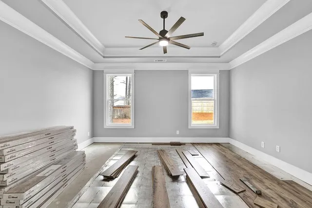 wooden floor with window in a room