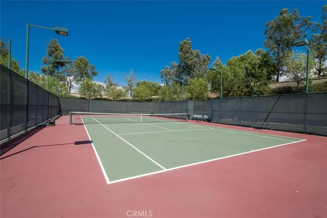 a view of a tennis court