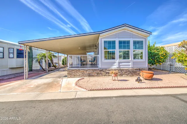 a house view with a outdoor space