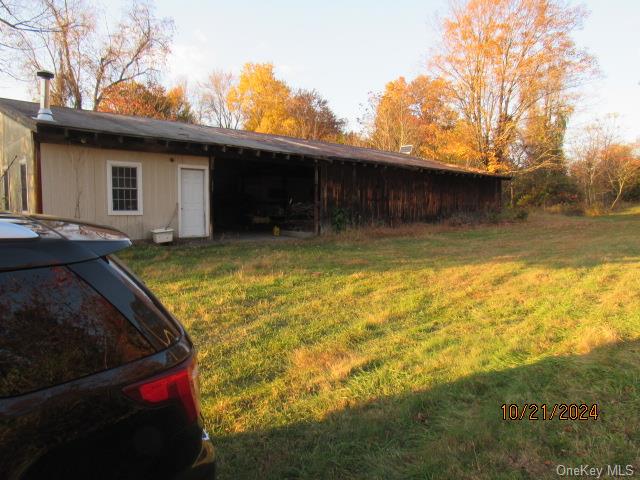 352 352 Schneider Road Hudson, NY 12541 - Photo 3 of 25 View of outdoor structure featuring a yard