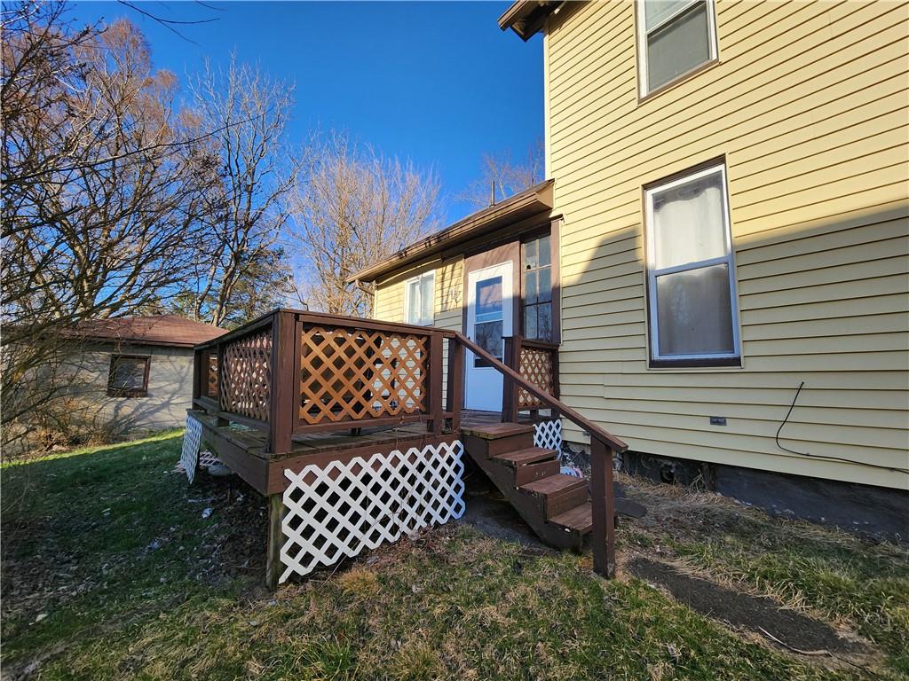 26 West Terrace Avenue New Castle, PA 16102 - Photo 3 of 12 a view of a wooden chairs and a yard in the back