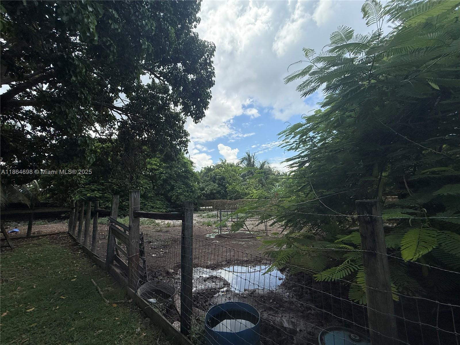 15765 Southwest 206th Avenue Miami, FL 33187 - Photo 19 of 57 a backyard of a house with lots of green space