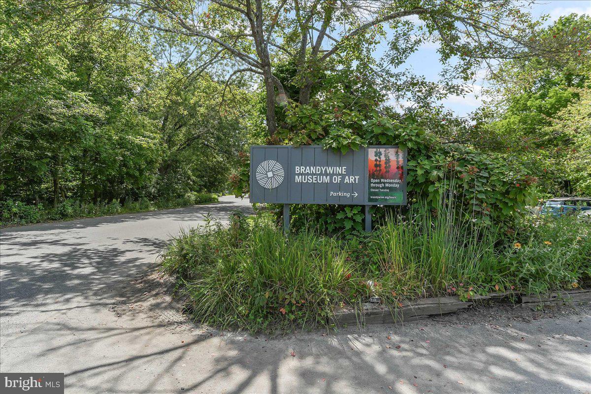 80 Heyburn Road Chadds Ford, PA 19317 - Photo 73 of 75 a sign that is on a brick wall