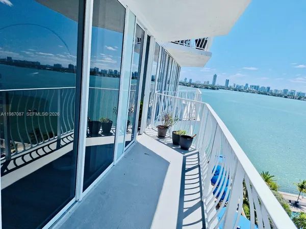 a view of balcony and deck