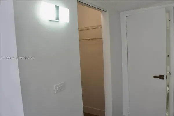 a view of a closet