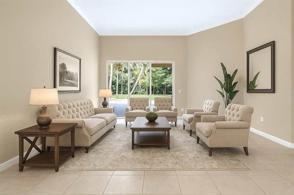 15601 Southwest 15th Street Davie, FL 33326 - Photo 4 of 52 a living room with furniture and a large window