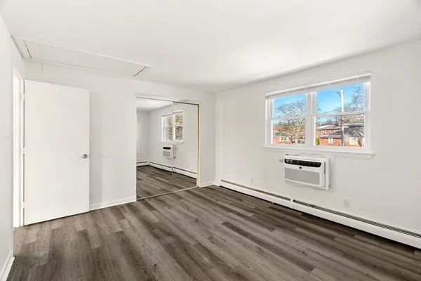 wooden floor in an empty room