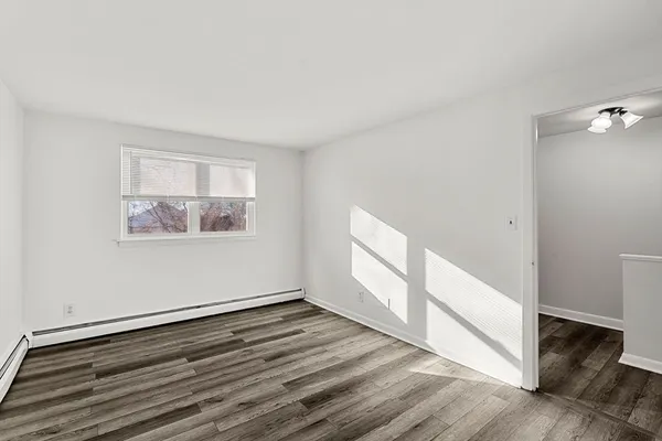 wooden floor in an empty room