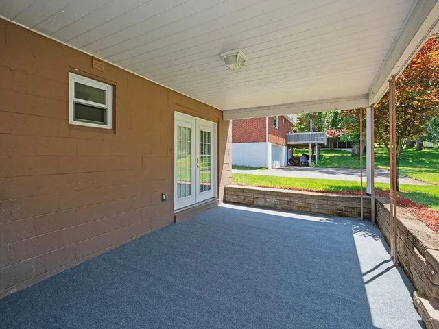 a view of a house with a swimming pool