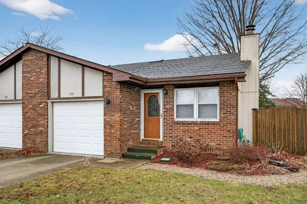 a backyard of a house