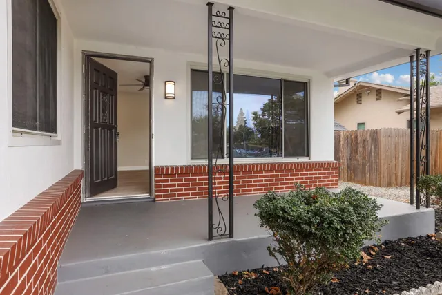 a view of balcony and patio