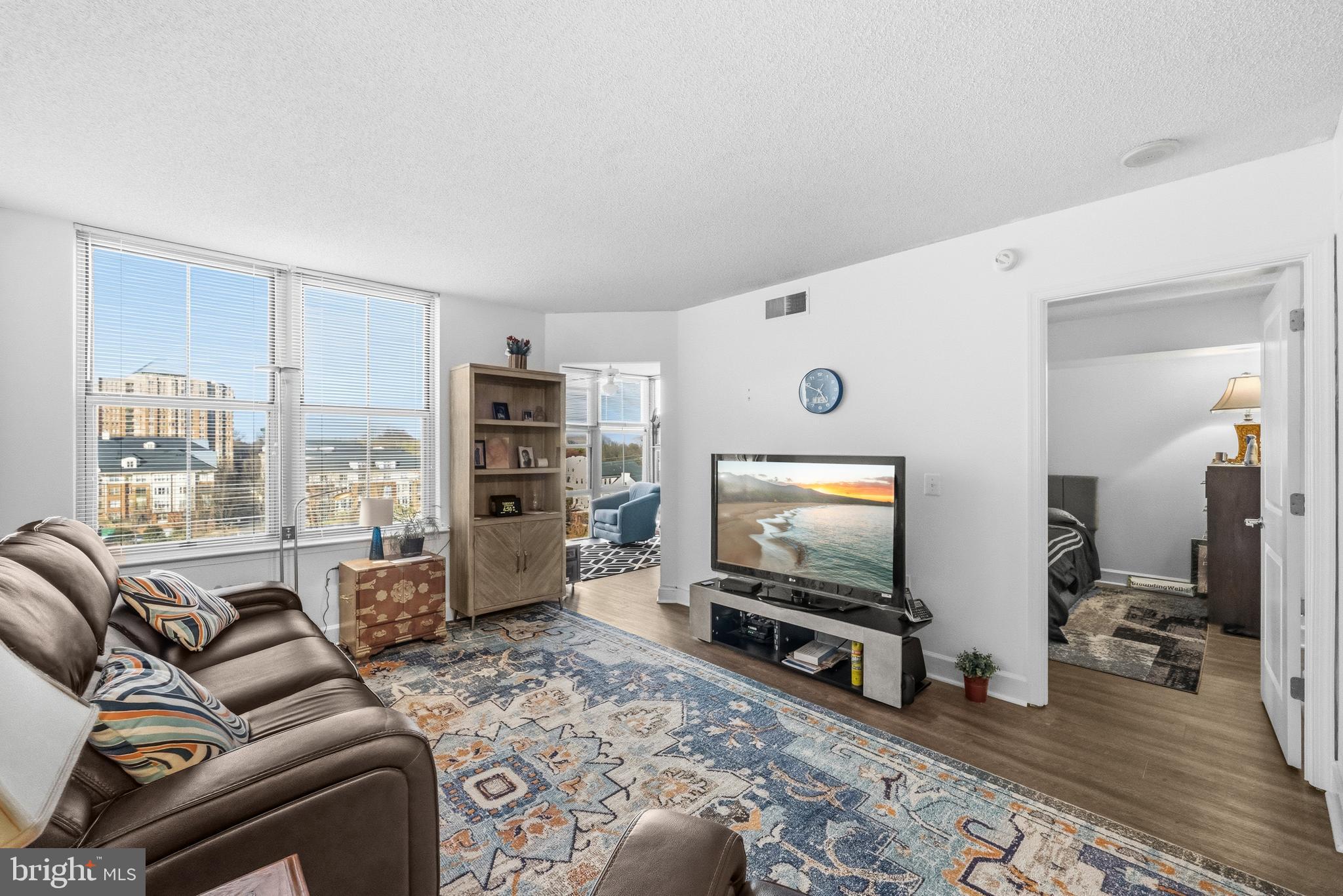 11800 Sunset Hills Road, Unit 726 Reston, VA 20190 - Photo 2 of 36 a living room with furniture and a flat screen tv