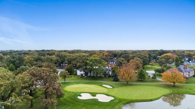 a view of a golf course