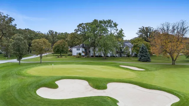 a view of a city with mountains in the background
