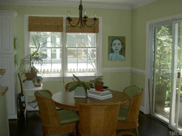 2815 Oberry Street Raleigh, NC 27607 - Photo 6 of 10 As you can see, the breakfast room is adjacent to the kitchen, family room and deck. Breakfast Area
