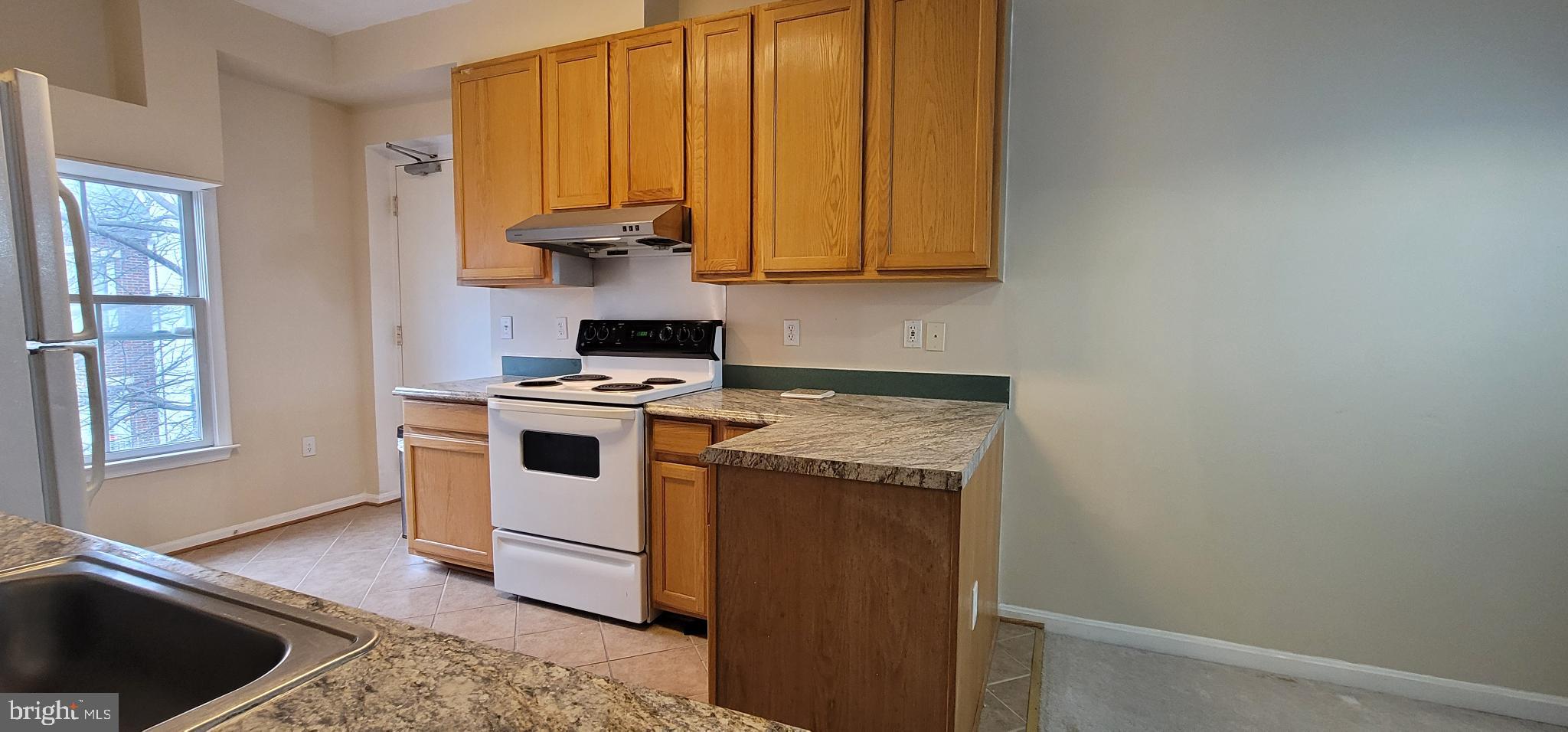 356 Main Street, Unit 300 Gaithersburg, MD 20878 - Photo 7 of 23 Bright kitchen with warm wood cabinetry.