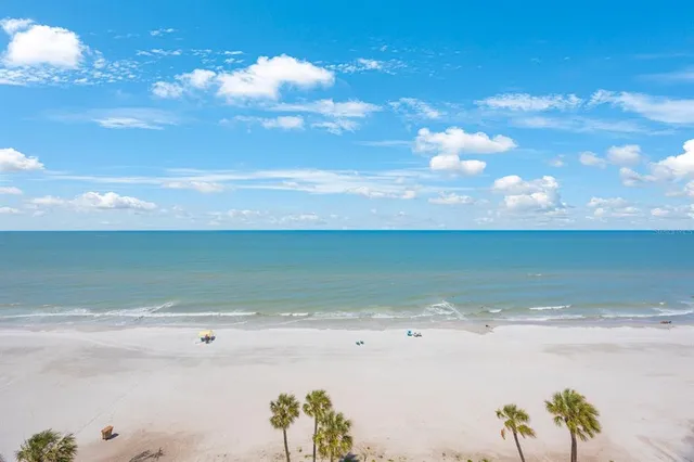 a view of beach and ocean