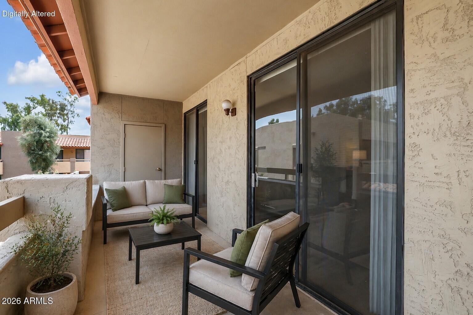 1125 East Broadway Road, Unit 225 Tempe, AZ 85282 - Photo 24 of 35 Spacious Balcony