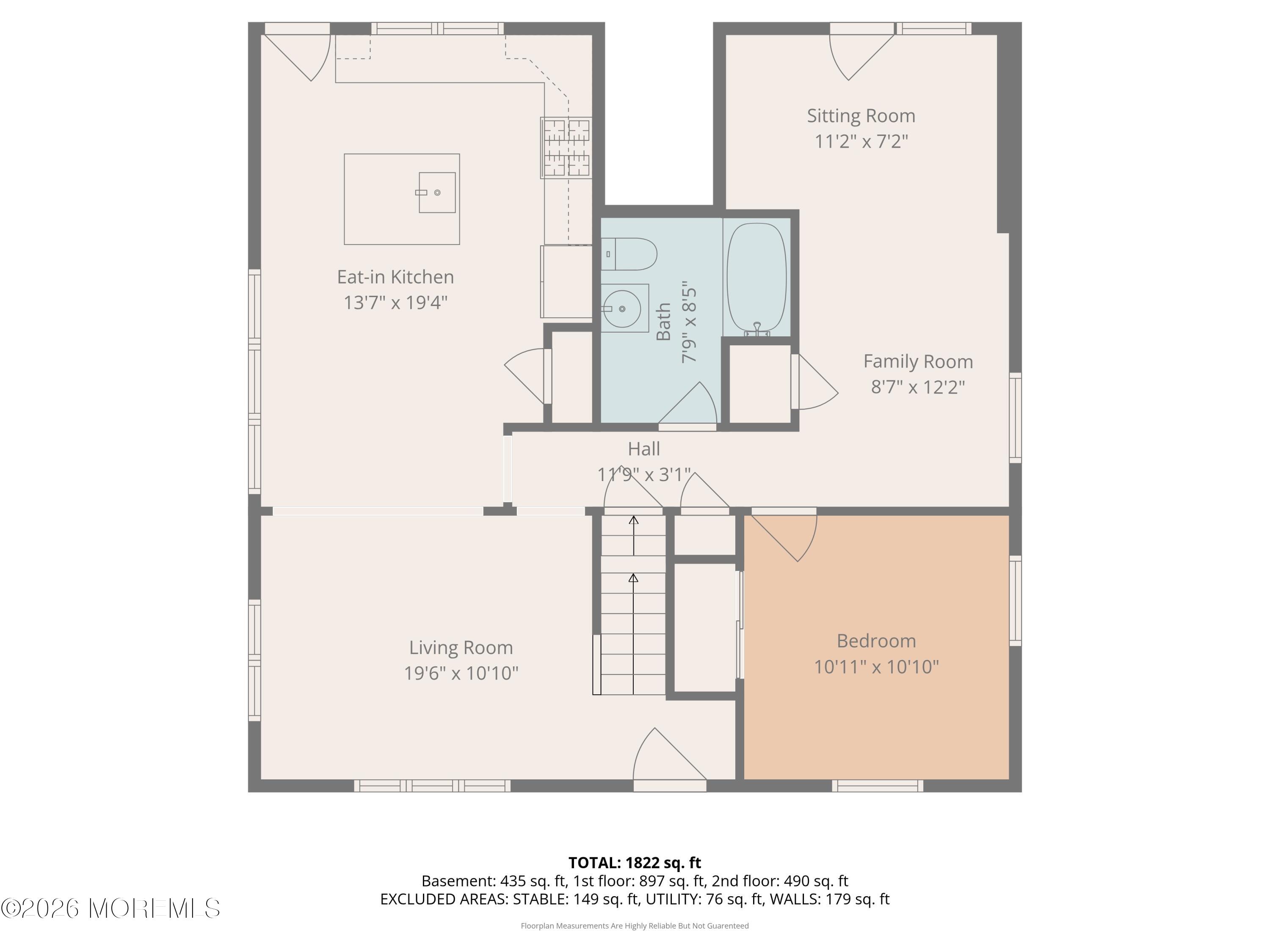 119 Maple Street Toms River, NJ 08753 - Photo 59 of 61 2D Floor Plan for 119 Maple Street_1