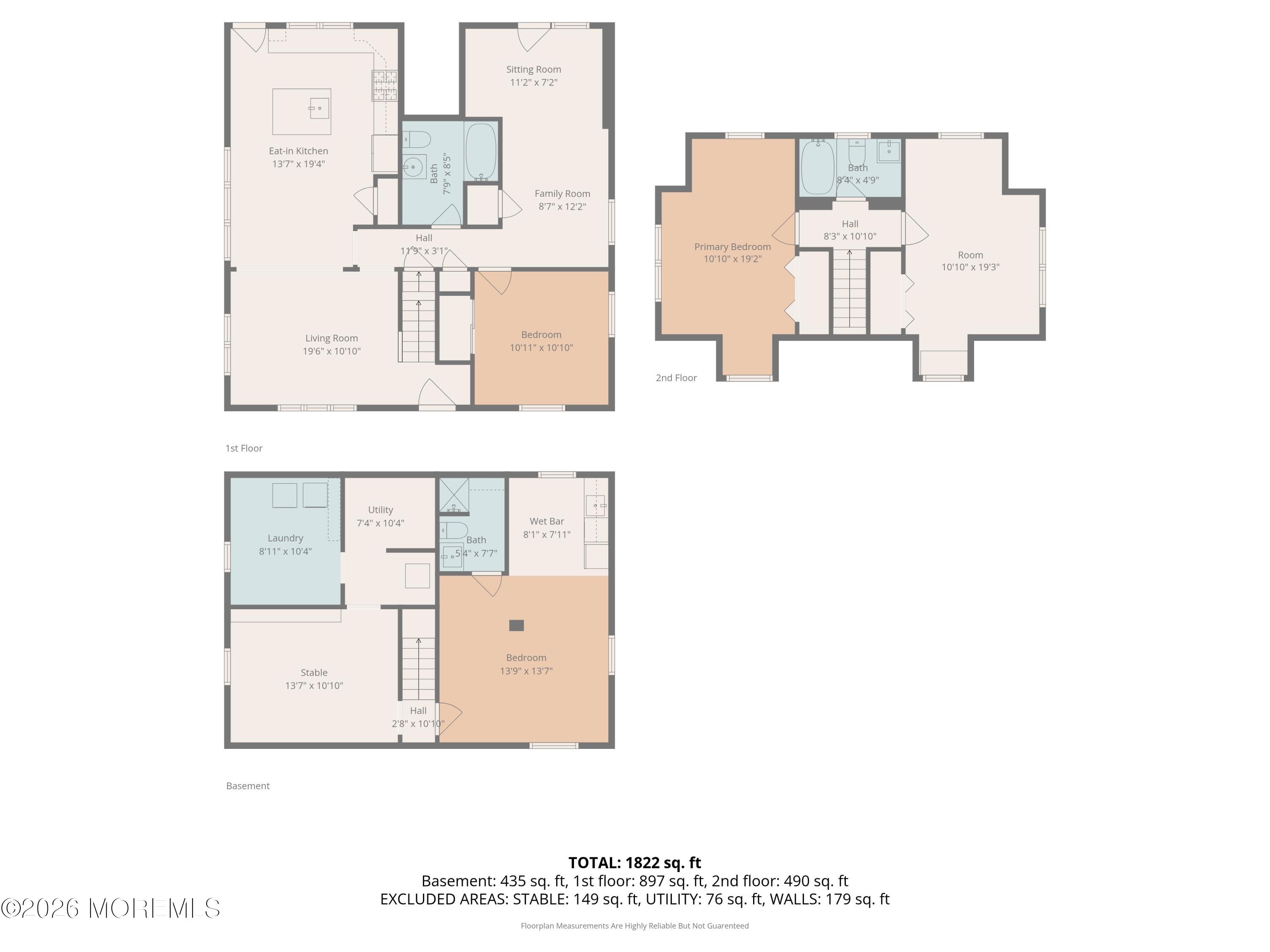 119 Maple Street Toms River, NJ 08753 - Photo 61 of 61 2D Floor Plan for 119 Maple Street_3