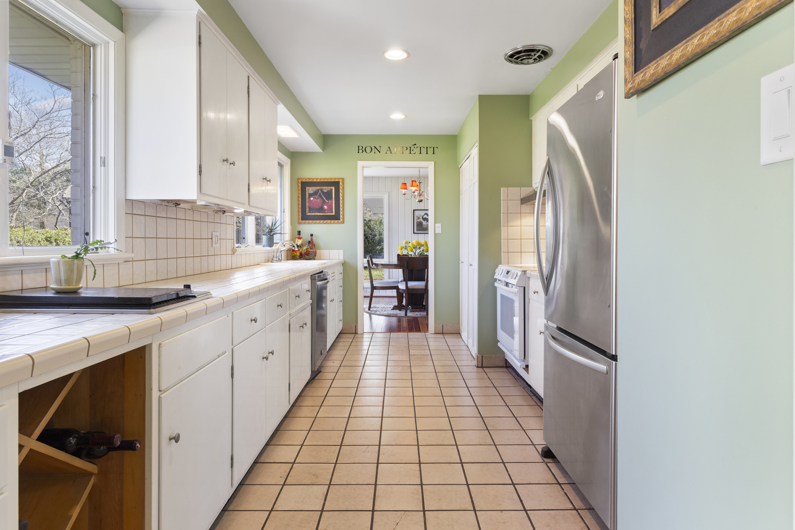45 Greencroft Drive Champaign, IL 61821 - Photo 8 of 26 a large kitchen with a sink and refrigerator