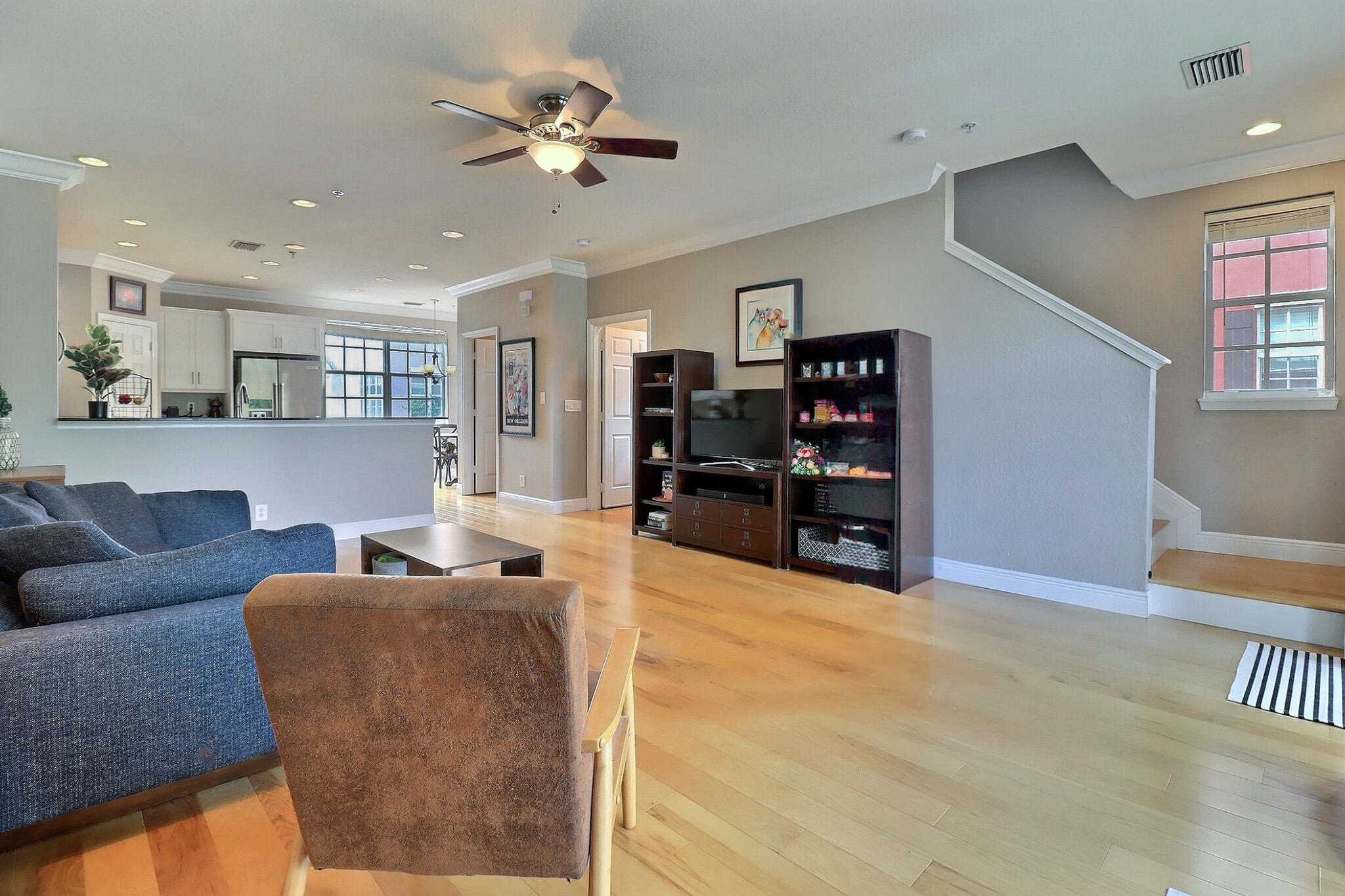 216 Quarry Knoll Way Jupiter, FL 33458 - Photo 12 of 23 a living room with furniture and wooden floor