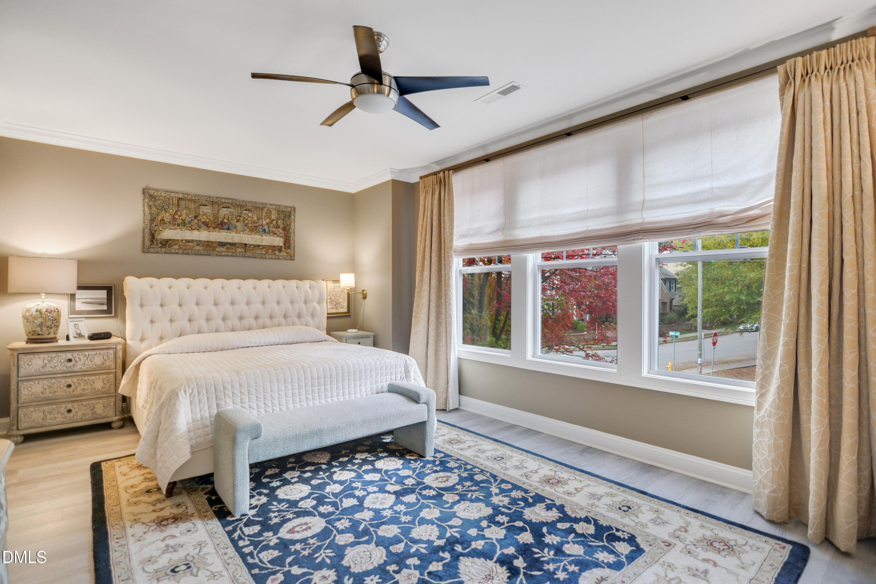 2408 Noble Road Raleigh, NC 27608 - Photo 14 of 25 a bedroom with a bed and a window
