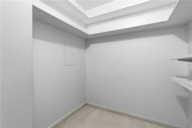 a small space with a window