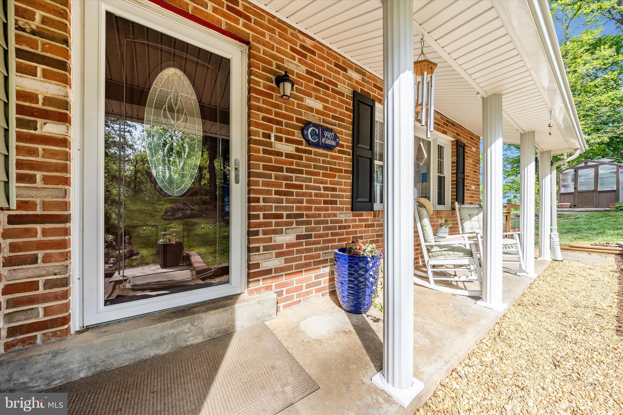 9907 Mt Tabor Road Myersville, MD 21773 - Photo 3 of 57 Welcome Home Sweet Home - Front Porch