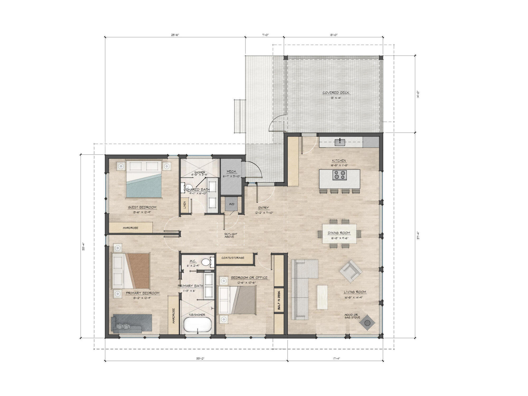 440 Belfast Road, Unit NAAN C2 Camden, ME 04843 - Photo 21 of 21 NordHavn_Naantali 160_Rendered Floorplan