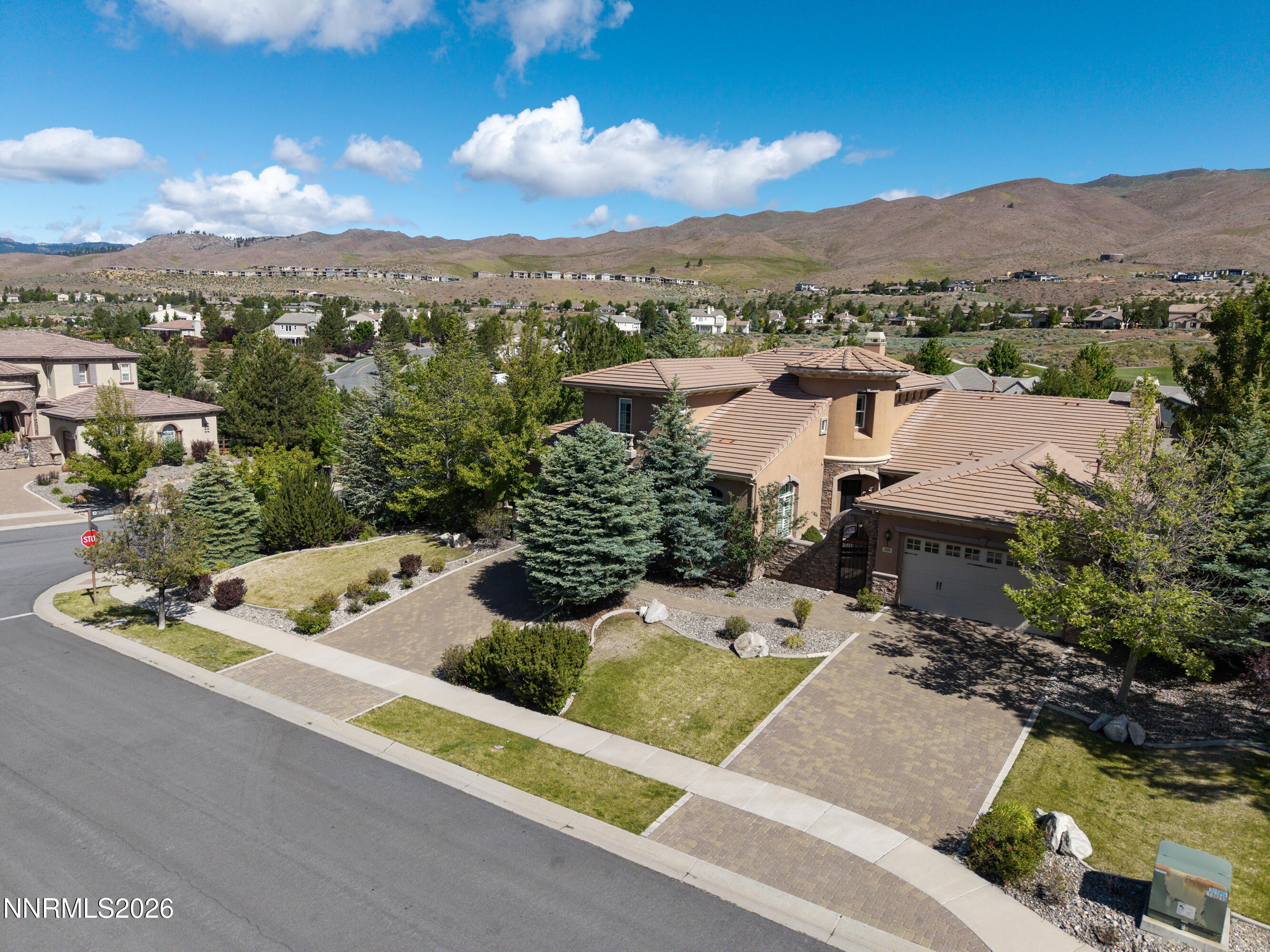 1898 Laurel Ridge Drive Reno, NV 89523 - Photo 75 of 87 an aerial view of a house with a garden